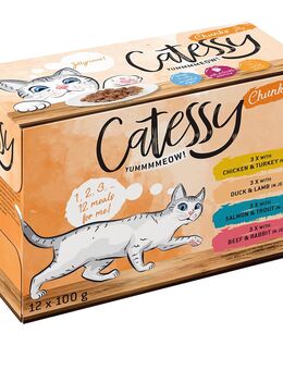 Mixpaket Catessy Häppchen in Gelee - Sparpaket: 96 x 100 g
