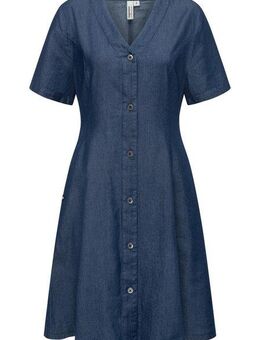 Ragwear Sommerkleid Kveeda Denim Sommerliches Minikleid mit Schleife am Rücken