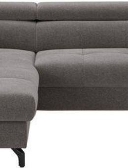 COTTA Ecksofa Aura L-Form, B: 260 cm, mit Bettfunktion, Bettkasten & Kopfteilverstellung