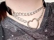 Gothic Damen Choker Halsband Cosplay Ronden Club Punk - Uchte