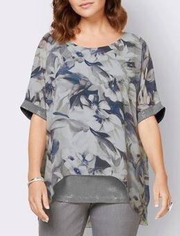 Viskose-Seiden-Bluse im Lagenlook bunt - Heilbronn