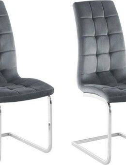 INOSIGN Freischwinger Lola (Set, 2 St), 2 oder 4 Stück, Bezug in Kunstleder oder Samtsoff, chrom Metallgestell
