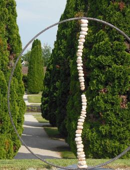 Skulptur Stein Metall Garten Terrasse Rand Schwimmbad - Stuttgart