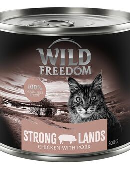 Sparpaket Wild Freedom Adult 12 x 200 g - Strong Lands - Schwein & Huhn