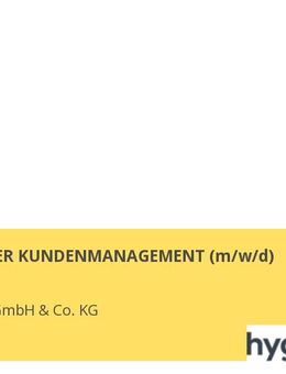 MITARBEITER KUNDENMANAGEMENT (m/w/d) - Telgte