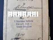 Altes Soldbuch von 1916 mit Coupons - Niederfischbach