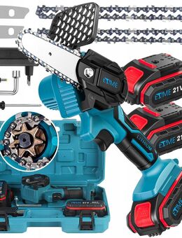 Akku-Kettensäge Astsäge Bürstenlose Motorsäge Starter Set mit Koffer - Wuppertal