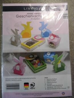 Geschenkschachteln „Süsses verpacken“ 9 Schachteln Living Art Bastelmaterial originalverpackt 3,- - Flensburg