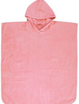 Wörner Badeponcho Badeponcho Uni, Baumwolle, Kapuze, maschinenwaschbar, trocknergeeignet