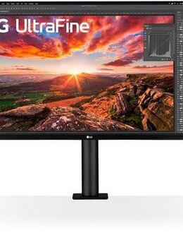 LG 32UN880K Ergo Monitor (80 cm/32 ", 3840 x 2160 px, 4K Ultra HD, 5 ms Reaktionszeit, 60 Hz, IPS-LED)