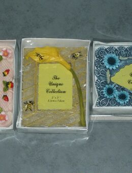 ⛵️ 4x Bildrahmen Sommer Kollektion ⛵️ Erdbeere Blumen Biene Lilie - Ingolstadt