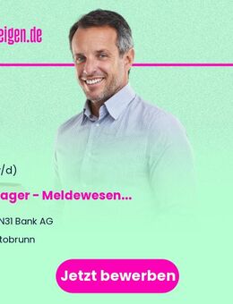 (Senior) Manager - Meldewesen (m/w/d) - Ottobrunn