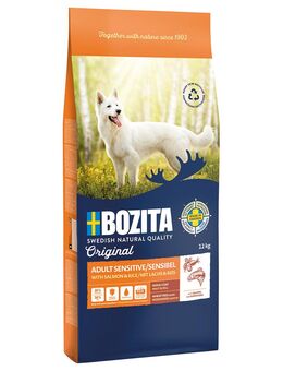 Sparpaket Bozita 2 x Großgebinde Original Adult Sensitive Haut & Fell - Weizenfrei (2 x 12 kg)