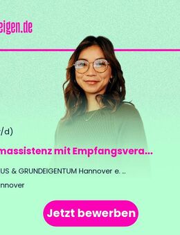 Teamassistenz mit Empfangsverantwortung I Front Office Manager (m/w/d) - Hannover