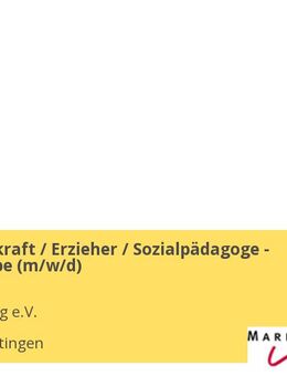 Pflegefachkraft / Erzieher / Sozialpädagoge - Wohngruppe (m/w/d) - Gammertingen