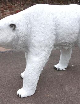 Dekofigur Eisbär Gartendeko Gartenfigur - Hergisdorf