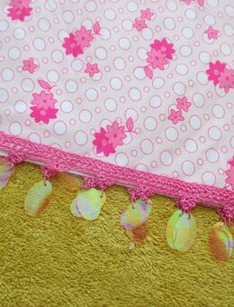NEU * Stylisch * ausgefallen * Plättchen * Saum-Rand * Blumen * Blüten * Flower- Power * Punkte * Polka Dots * Midi * Rock "Jill Stuart" Gr. 38/ S * rosè * weiß * pink * - Riedlingen