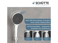 Schütte Handbrause CAPRI, Duschbrause, 3-fach verstellbar, Antikalk, wassersparend