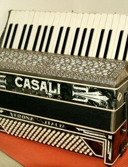 Original Vintage Accordion CASALI 2 wie Scandalli Akkordion VERONA ITALIA Musette - Völklingen
