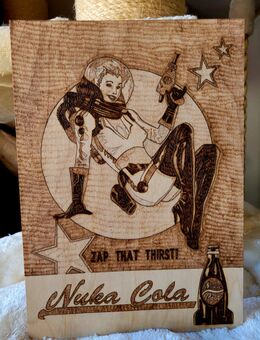 Fallout - Nuka Cola Brandmalerei A4 - Bietigheim-Bissingen