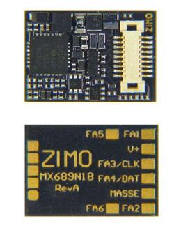 ZIMO Elektronik MX689N18 Funktionsdecoder DCC/MM Next18 - NEU - Ettlingen Zentrum