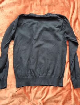 Moderner schwarzer Baumwollpullover von Benzini (Größe XL) - Rosenfeld