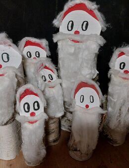 Nikoläuse zur Dekoration, Birke masiv, verschiedene Größen - Frittlingen