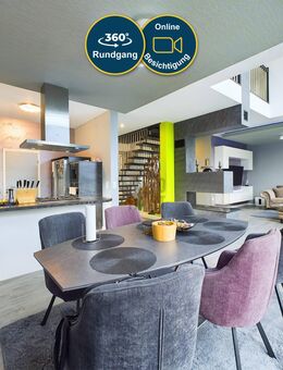EXTRAVAGANTES WOHN- & GESCHÄFTSHAUS MIT EINZIGARTIGER ARCHITEKTUR UND LUXURIÖSER AUSSTATTUNG - Wiefelstede