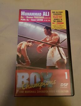 Muhammad Ali - George Foreman, VHS-Kassette, BOX Champions Vol. 1 - Hamburg Wandsbek