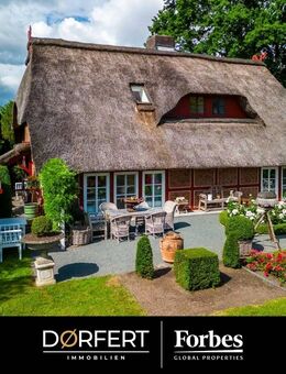 Malerisches Reetdachhaus im schwedischen Stil mit traumhafter Gartenanlage - Hamburg