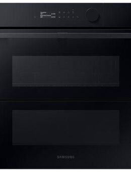 Samsung Pyrolyse Backofen Serie 5 NV7B5775XDK, mit 1-fach-Teleskopauszug, Pyrolyse-Selbstreinigung, Dual Cook Flex – Ein Ofen. Zwei Garräume. Flexible Tür.