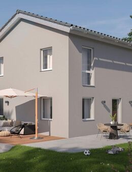 inkl. Grundstück, inkl. Garage, massive Stadtvilla schlüsselfertig inkl. Maler und Beläge - Gau-Bickelheim