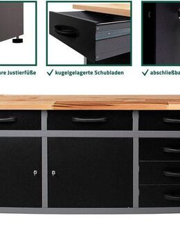 ONDIS24 Werkbank Karsten, (Set)