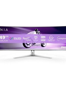 Philips 49M2C8900L Curved-Gaming-Monitor (124 cm/49 ", 5120 x 1440 px, DQHD, 0,03 ms Reaktionszeit, 144 Hz, OLED)