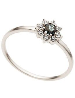 Firetti Fingerring Schmuck Geschenk Gold 333 Damenring Goldring Edelstein Farbstein, mit Saphir - mit Brillanten
