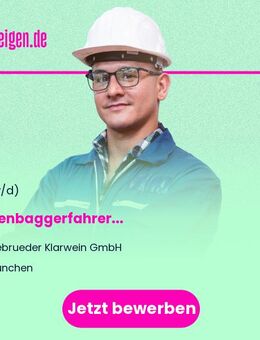 Kettenbaggerfahrer (m/w/d) - München
