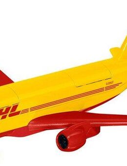 Siku Spielzeug-Flugzeug SIKU World, DHL Frachtflugzeug mit Zubehör (1702)