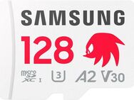 Samsung SONIC microSD + SD Adapter Speicherkarte (128 GB, Video Speed Class 30 (V30)/UHS Speed Class 3 (U3), 180 MB/s Lesegeschwindigkeit)