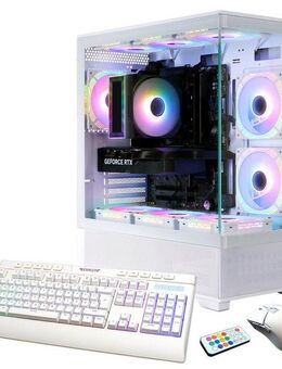 GAMEMAX Vista AW 7514 Gaming-PC (AMD Ryzen 5 9600X, GeForce RTX 5070, 32 GB RAM, 1000 GB SSD, Luftkühlung aktiv, Windows 11, DDR5 RAM, Gen4 SSD)