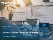 Software Engineer mit Schwerpunkt Java - Frankfurt (Main)