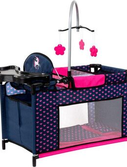 Bayer Puppenbett Multibett, mit integriertem Hochstuhl, Wickelablage und Mobile
