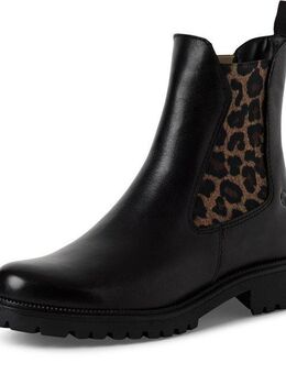 Tamaris Chelseaboots, Blockabsatz, Schlupfboots mit beidseitigen Stretcheinsätzen
