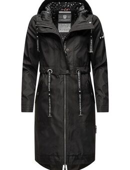 Navahoo Funktionsparka Josinaa stylische Übergangs Outdoorjacke mit Kapuze