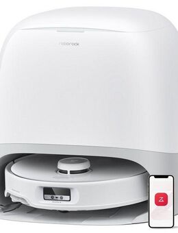 Roborock Nass-Trocken-Saugroboter Qrevo Curv, 18.500 PA Saugkraft, Hindernisserkennung, DuoDivide Bürste, FlexiArm-Design für Kanten- und Eckenreinigung, AdaptLift