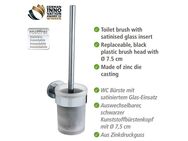 WENKO WC-Garnitur UV-Loc® Maribor, befestigen ohne Bohren, Bürstenkopf auswechselbar