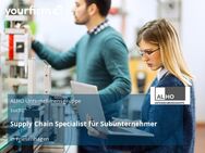 Supply Chain Specialist für Subunternehmer - Friesenhagen