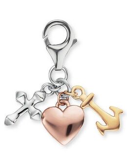 Engelsrufer Charm-Einhänger GLAUBE LIEBE UND HOFFNUNG TRICOLOR