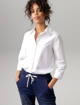 Aniston CASUAL Longbluse mit kurzen Seitenschlitzen