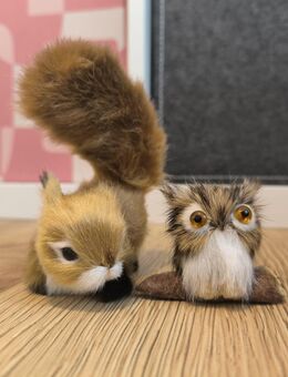 Niedliche Deko-Tiere – Eule & Eichhörnchen - Berlin