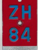 Fahrradteile Velo Nr. ZH 1984 in 8604